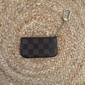 Louis Vuitton Damier Ebene Key Pouch Cles Preowned. No original packaging